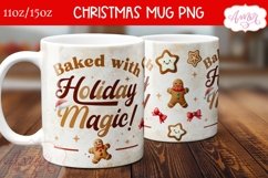 Christmas Cookies mug wrap PNG for sublimation Product Image 3