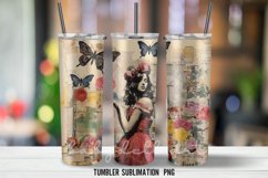 Vintage Tumbler Wrap Sublimation Design |Tumbler Wrap Product Image 2