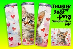 Heartwarming Watercolor Animals Sublimation for Tumbler Product Image 1