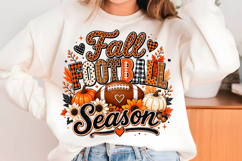 Fall Football Season Pumpkin PNG Product Image 1
