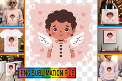 Vibrant TOTE BAG Magic PNG, Cupid Product Image 1