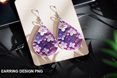 Valentines Day Teardrop Sublimation- Valentines Day Earring Product Image 1