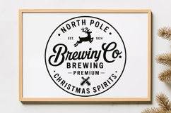North Pole Brewing Co.Svg | Christmas svg Product Image 1