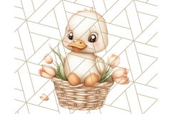 Cute Animals with Tulips PNG, Spring Flower Clipart Download Product Image 2