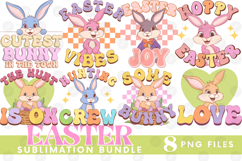 Easter Sublimation PNG Bundle Bunny Chick Farm Hip Hop Joy Product Image 1