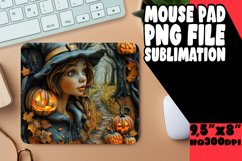 3D Halloween Mouse Pad Design Keychain Spooky Fall Art Product Image 1