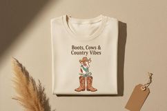 Western Cowgirl Png Bundle, Boots Cows Country Vibes Designs Product Image 11