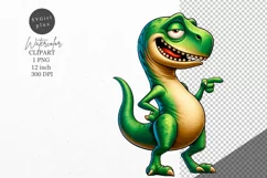 Dinosaur clipart, Dino clipart, Kids sublimation Product Image 1