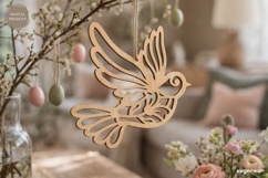 Spring Bird Ornaments Laser Cut Bundle | Glowforge | SVG Product Image 4