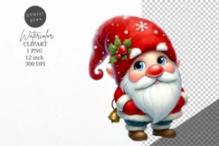 Christmas clipart, Gnome clipart, Winter clipart Product Image 1