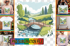 Cheerful PNG TSHIRT Designs, Spring Product Image 1