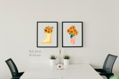 22 sunflower png, Sunflower sublimation, Summer clipart Product Image 5