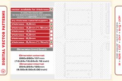 Box Organizer v21 - laser cut file - Glowforge ready SVG Product Image 10