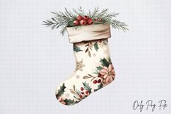 Watercolour Rustic Christmas Clipart PNG Product Image 1