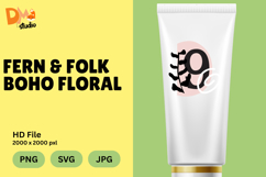 Fern &amp; Folk Boho Floral Monogram Product Image 1