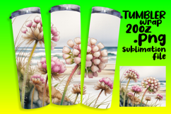 HIGH-QUALITY 20oz Tumbler PNG , Flowers Product Image 1