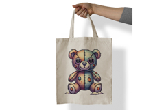 Teddy Bear Stitched Doll Halloween Voodoo PNG Cute Product Image 7