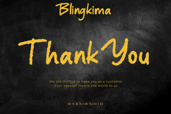 Blingkima Handwritten Font Product Image 10