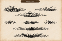 Woodland Ink Illustration Bundle Product Image 5
