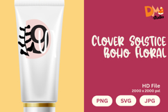 Clover Solstice Boho Floral Monogram Product Image 1