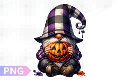 Halloween Gnome Sublimation, Clipart PNG Design Product Image 1