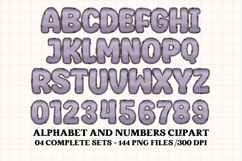 Polka Dot Vintage png Alphabet, polka dot letters doodle Product Image 4