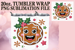 BRIGHT ESCAPES 20oz TUMBLER WRAP, Cute Christmas Product Image 1