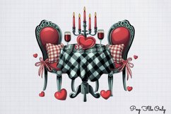 Red Black Glitter Plaid Clipart PNG Product Image 1