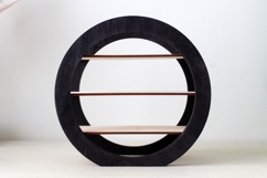 Miniature circular bookcase digital file, modern dollhouse Product Image 10