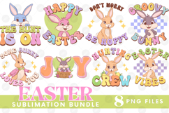 Easter Sublimation PNG Bundle Bunny Chick Farm Hip Hop Joy Product Image 1