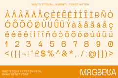 Magseva - Grotesque Experimental Font Product Image 10