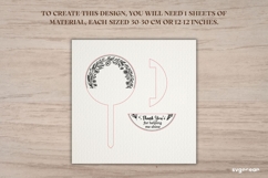 Teacher Gift Card Holder Laser Cut | Glowforge | SVG Product Image 2
