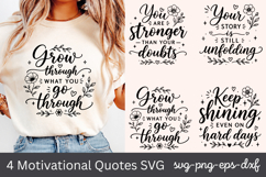 Motivational Quotes SVG PNG Product Image 1