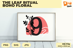 The Leaf Ritual Boho Floral Monogram Product Image 1