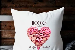 Books Are My Love, Pink Heart for Valentine's Product Image 3