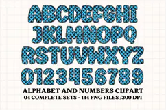 Neon Halloween Alphabet png clipart,halloween letters doodl Product Image 4