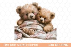 Pink Baby Shower Clipart Product Image 1