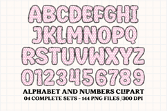 Baby Girl Alphabet, baby girl letters doodle, baby clipart Product Image 4