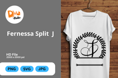 Fernessa Split Monogram Product Image 1