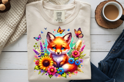 Fox Png, Woodland Animal Sublimation Design Product Image 9