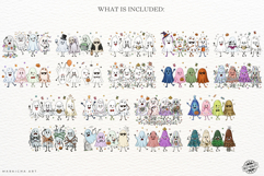 Cartoonish Halloween Ghosts PNG Product Image 4