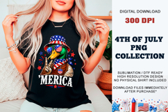 'Merica Duck PNG | Patriotic Mallard Sublimation DTF Product Image 8