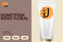 Honeyfern Boho Floral Monogram Product Image 1