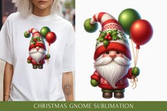 Christmas gnome sublimation, Christmas gnomes clipart Product Image 1