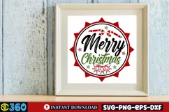 Merry christmas SVG, Farmhouse Christmas Sign SVG Product Image 4