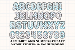 Baby Boy Alphabet PNG Clip Art, baby boy letters doodle Product Image 4
