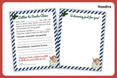 Printable Kids Letter To Santa Claus | Christmas Wish List 3 Product Image 3