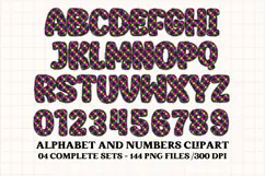 Halloween Alphabet png clipart, halloween letters doodle Product Image 4