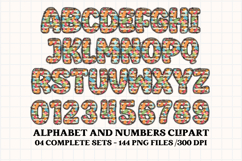 Summer Alphabet clipart, summer letters doodle Product Image 4