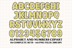 Thanksgiving Alphabet clipart, thanksgiving letters doodle Product Image 4